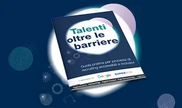 Copertina di un libro intitolato 'Talenti oltre le barriere'.
